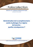 Actes du 12e Colloque professionnel Ipse 